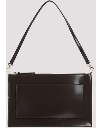 Peter Do Leather Pouch Bag - Black