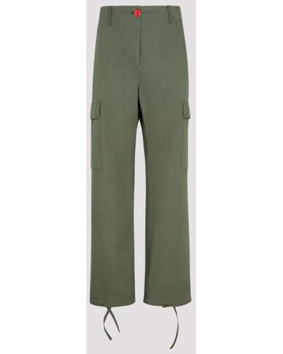 KENZO Cotton Pants - Green