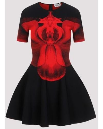 Alexander McQueen Viscose-blend Dress - Red