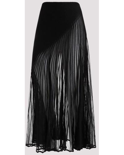 Alaïa Alaia Twisted Skirt - Black