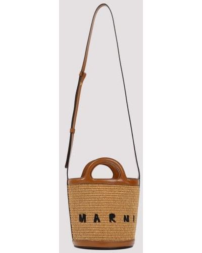 Marni Tropicalia Mini Bucket Bag Unica - Natural
