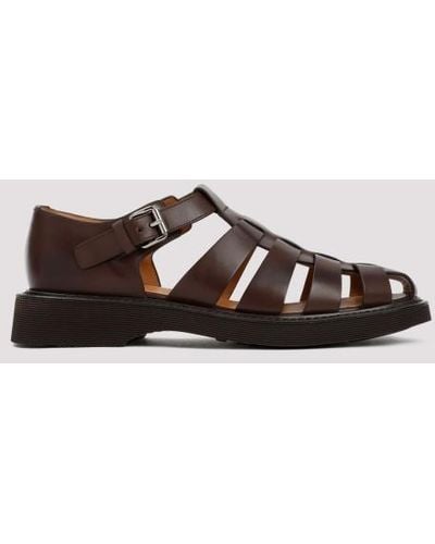 Church's Leather Hove Sandals - Brown