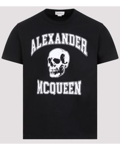 Alexander McQueen Alexander Cqueen Cotton T-shirt - Black