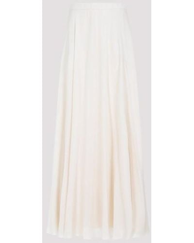 Ralph Lauren Collection Maguire Maxi Full Skirt - White