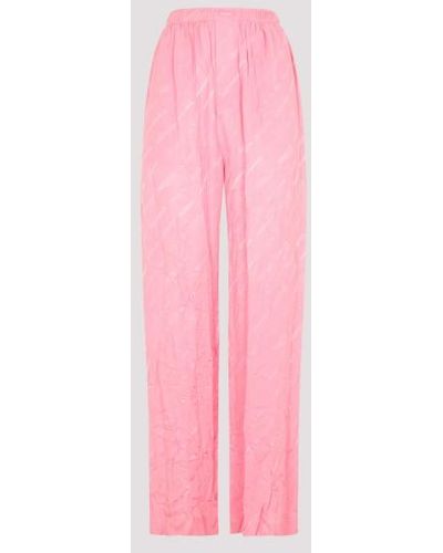 Balenciaga Silk Pants - Pink