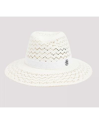 マルチボーダーシリーズ 特価未使用送料込!MAISON MICHEL BIANCA HAT