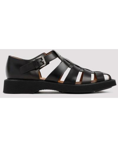 Church's Leather Hove Sandals - Black