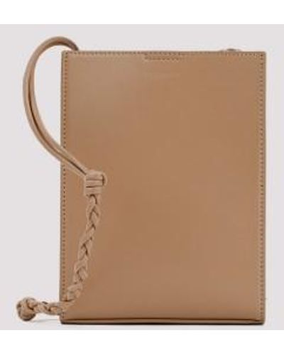 Jil Sander Leather Tangle Bag - Brown