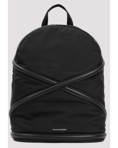 Alexander McQueen Logo-print Shell Backpack - Black