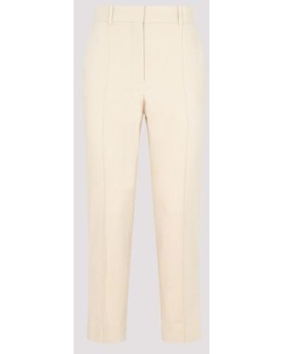 Lanvin Tapered Tailored Pants - Natural