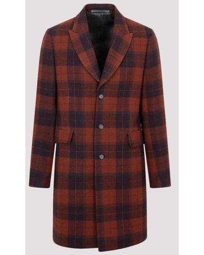 PS by Paul Smith Gents Sb Overcoat - Red