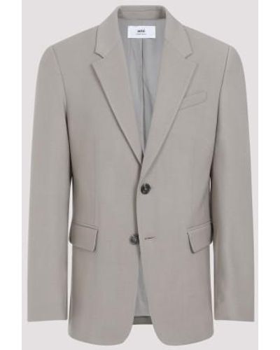 Ami Paris Two Buttons Jacket - Gray