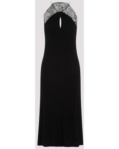 Givenchy Sleeveless Lace Dress - Black