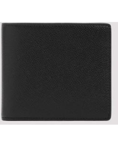 Maison Margiela Leather Bi-fold Wallet - Black