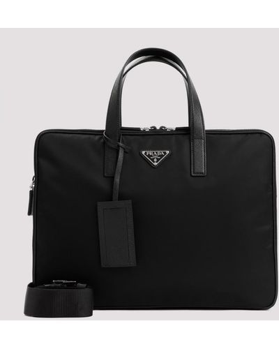 Prada Briefcase Bag - Black