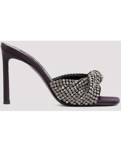 Sergio Rossi Evangelie Mule Shoes - Metallic