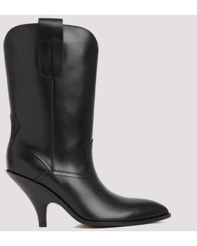 Bally Lavyn Leather Boots - Black
