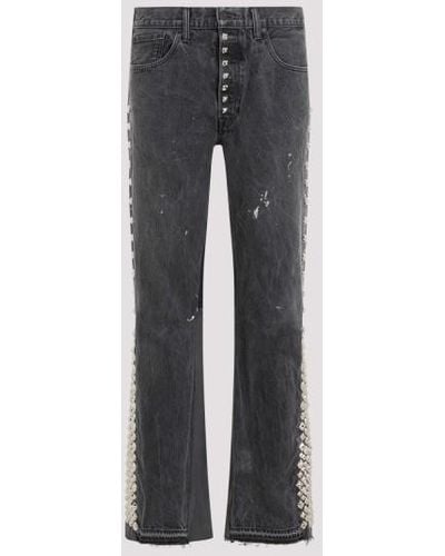 GALLERY DEPT. Studded La Flare Jeans - Gray