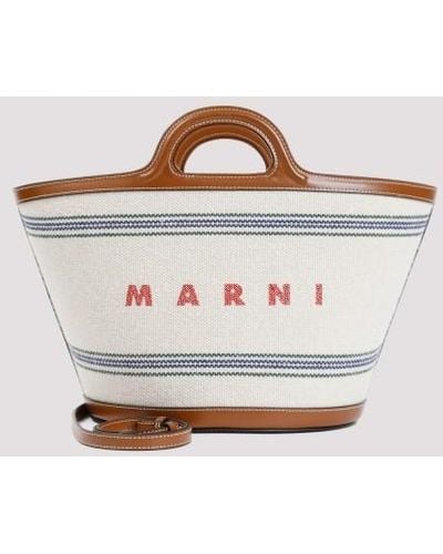 Marni Tropicalia Small Handbag Unica - White