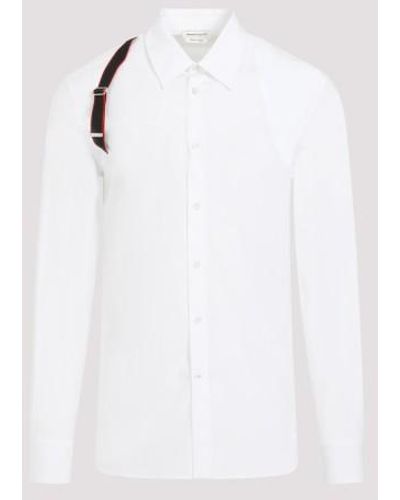 Alexander McQueen Harness Shirt + - White