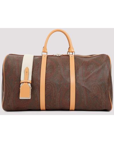 Etro Large Paisley Travel Bag Unica - Brown