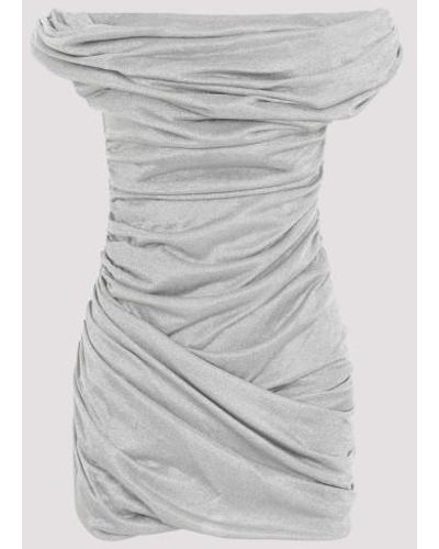 Magda Butrym Silver Dress - Gray