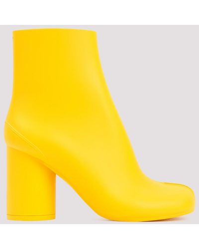 Maison Margiela Rubber Tabi Ankle Boots - Yellow