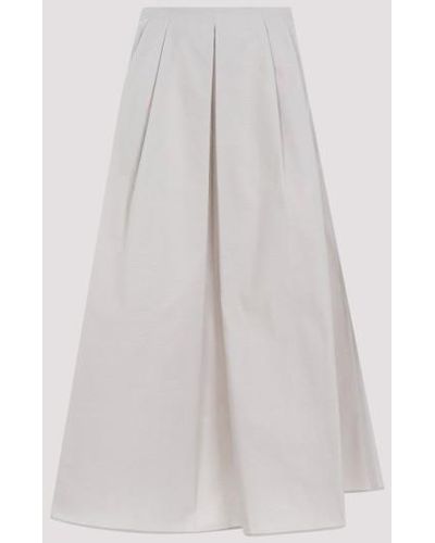 Max Mara Renoir Long Skirt - White