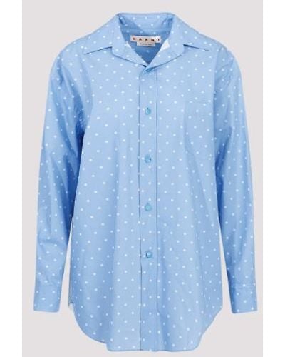 Marni Cotton Shirt - Blue