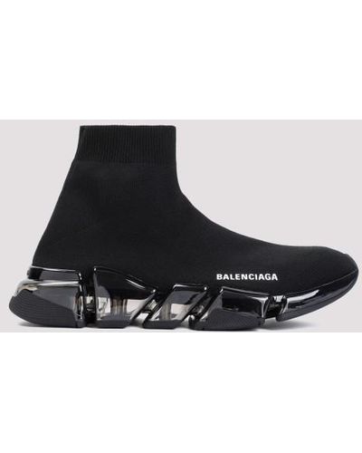 Balenciaga Speed 2.0 Stencil Sneakers - Black