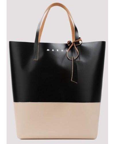 Marni Tribeca Calf Shopping Bag Unica - Gray