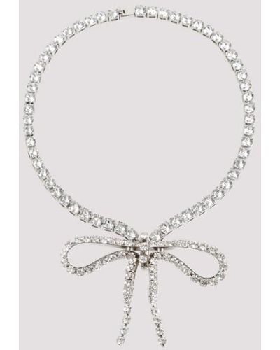 Balenciaga Archive Ribbon Necklace - Metallic