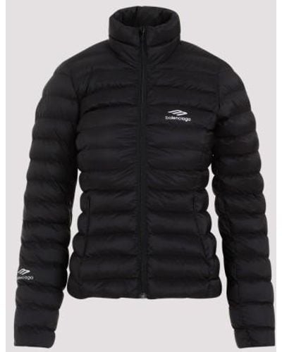 Balenciaga Ski Fitted Puffer Jacket - Black