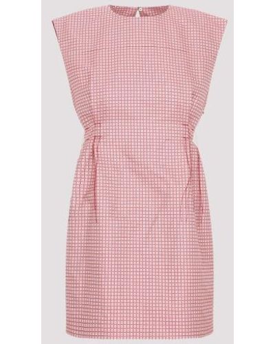 Lanvin Shift Mini Dress - Pink