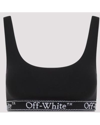 Off-White c/o Virgil Abloh Logoband Bra - Black