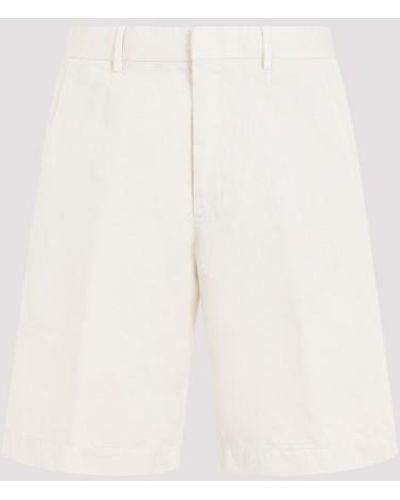 Zegna Summer Chino Shorts - White