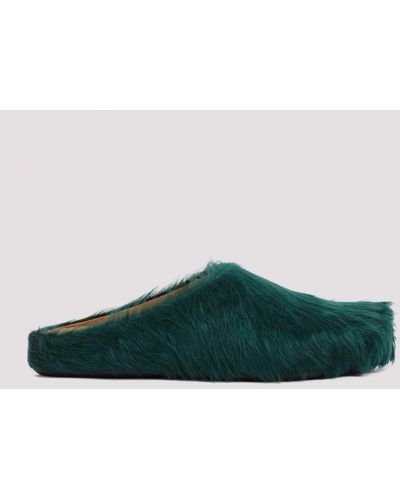 Marni Fussbett Sabot Shoes - Green