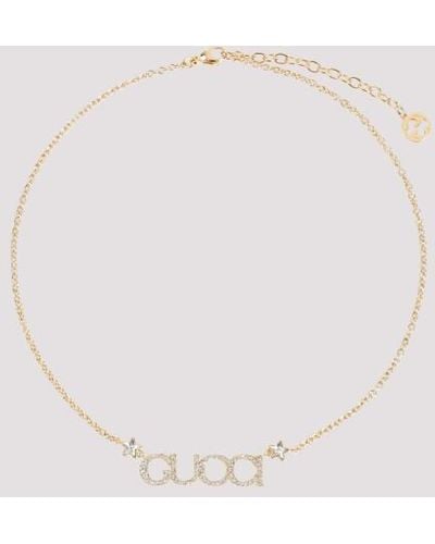 Gucci Letter Necklace - Natural