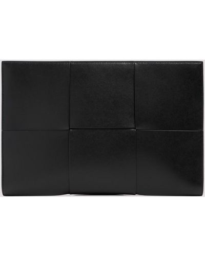 Bottega Veneta Intrecciato Briefcase - Black