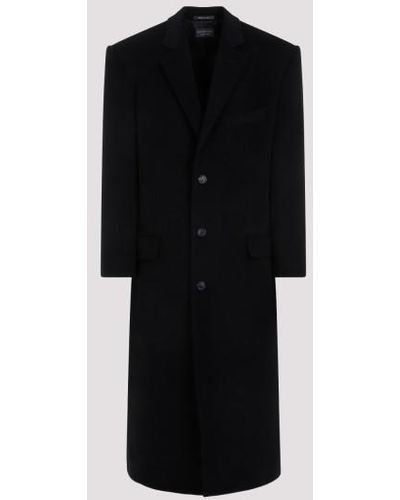 Balenciaga Oversized Coat - Black