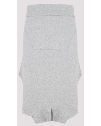 Givenchy Classic Fit Hoodie Skirt - Gray