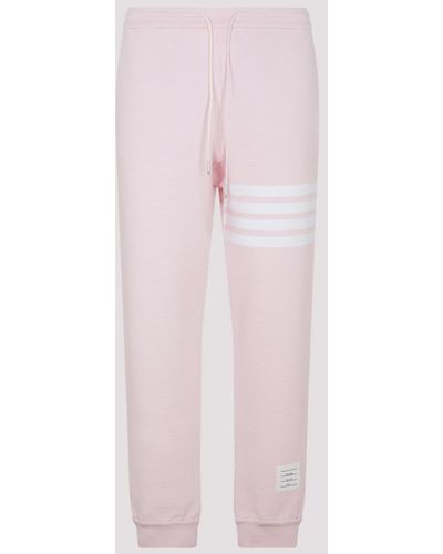 Thom Browne Cotton Sweatpants - Pink