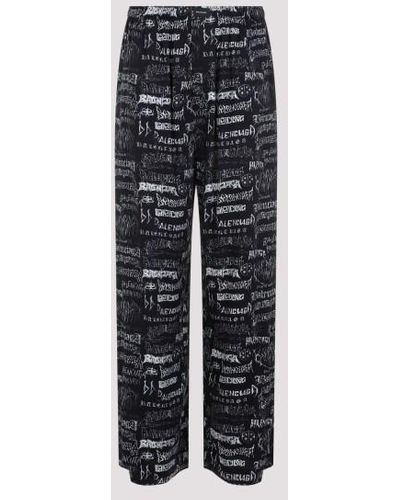 Balenciaga Pajama Pants - Gray