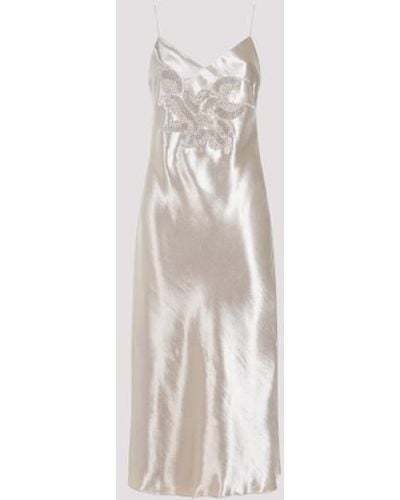 Ralph Lauren Collection Rebekka Sleeveless Cocktail Dress - White
