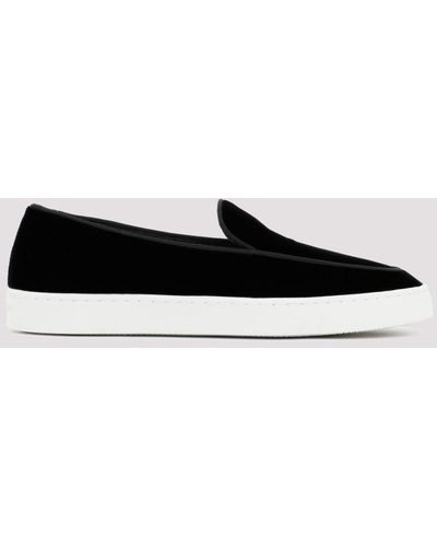 Giorgio Armani Slip-on Sneakers Shoes - Black