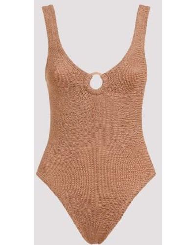 Hunza G Celine One-piece Swimsuit - Brown