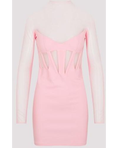 Mugler Mini Dress - Pink