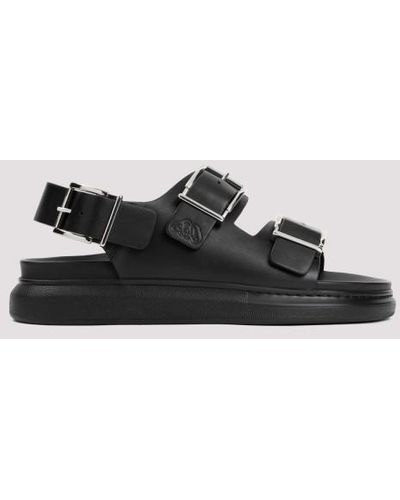 Alexander McQueen Flat Sandals - Black