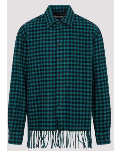Lanvin Blanket Regular Shirt - Green