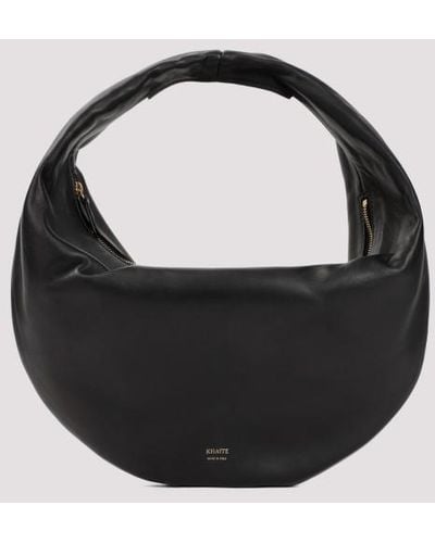 Khaite Olivia Hobo Medium Shoulder Bag Unica - Black
